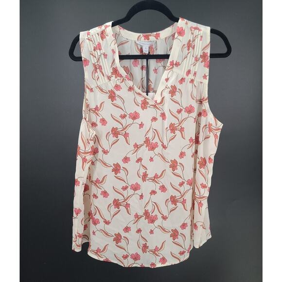 41 Hawthorne Stitch Fix women's tank floral NWT Sz XL Vacation career office - Picture 1 of 8